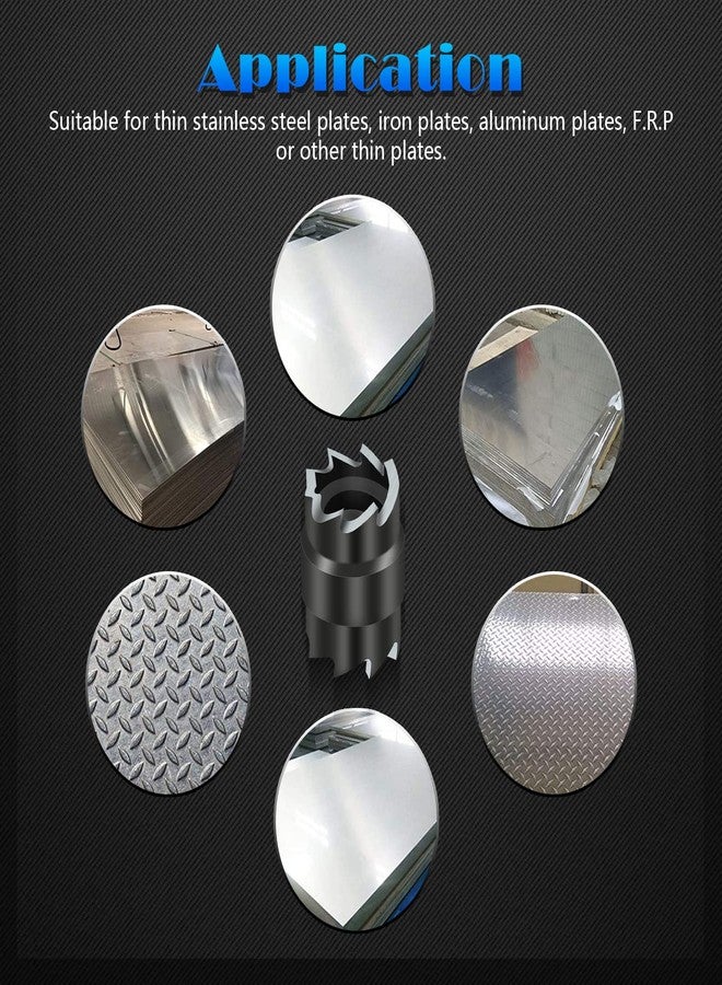 EEEkit 15 PCS Rotary Spot Weld Cutter Set Double Sided, HSS 3/8" Spot Weld Remover Drill Bits Hex Sheet Metal Hole Cutter for Power Drill Spot Welding - Image 5