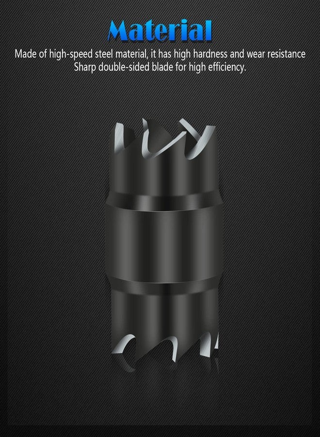 EEEkit 15 PCS Rotary Spot Weld Cutter Set Double Sided, HSS 3/8" Spot Weld Remover Drill Bits Hex Sheet Metal Hole Cutter for Power Drill Spot Welding - Image 4