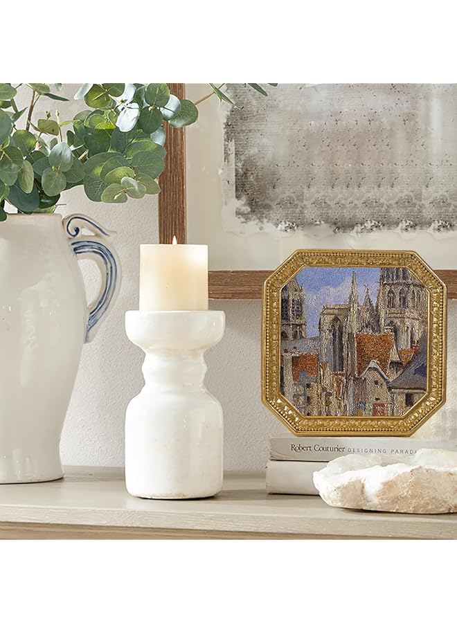 erorex Antique Picture Frame 4X4 Vintage Picture Frame Small Ornate Frame 4X4 Square Gold Picture Frame Antique Wall Decor - Image 3