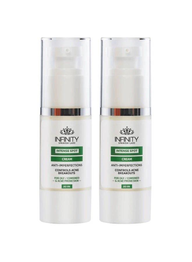 إينفينيتي انفنيتي انتنس سبوت كريم للبشرة الدهنية 30 مل 1+1