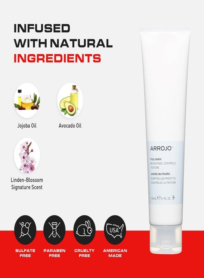 ARROJO Frizz Control Hair Oil - Moisture-Rich Hair Oil for Frizzy Hair w/ Jojoba Oil - Anti-Oxidizing Oil for Hair for Smoothness, Control, & Shine - Anti Frizz Hair Products for Women & Men (5.1 oz) - Image 4