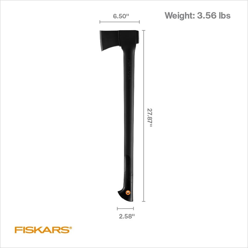 Fiskars 28" Chopping Axe - Ultra-Sharp Blade for Felling Trees - Garden and Outdoor Gear - Black - Image 2