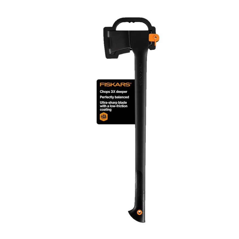 Fiskars 28" Chopping Axe - Ultra-Sharp Blade for Felling Trees - Garden and Outdoor Gear - Black - Image 1