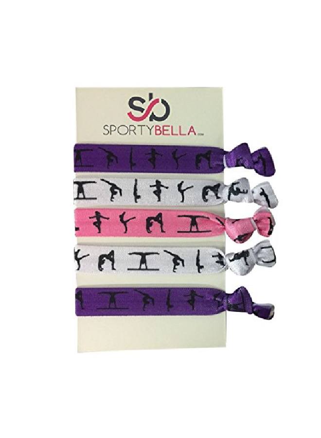 Infinity Collection رباطات شعر الجمباز للفتيات ملحقات شعر الجمباز مر elastics للجمباز - Image 1