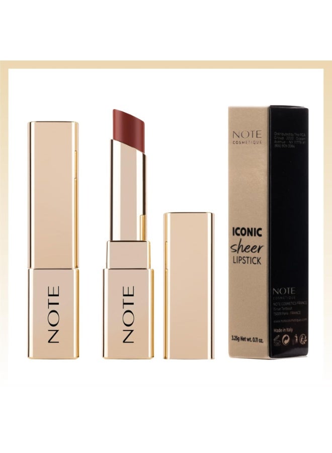 Note Iconic Sheer Lipstick - 203 (3.25g) - Image 2