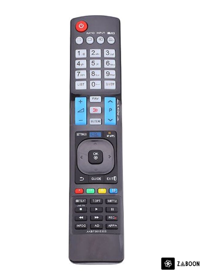 Zaboon Remote Control For LG AKB73615303 Smart LED TV Black