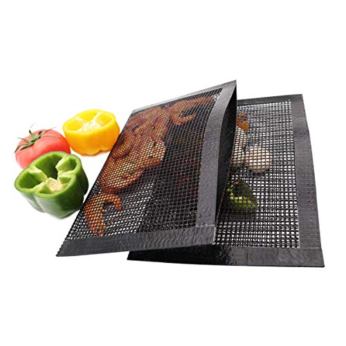 BLUE DROP Bluedrop Non Stick Mesh Bag For Grill PTFE Toaster Oven Bags Barbecue Pockets Sheets Pack of 2 - Image 4