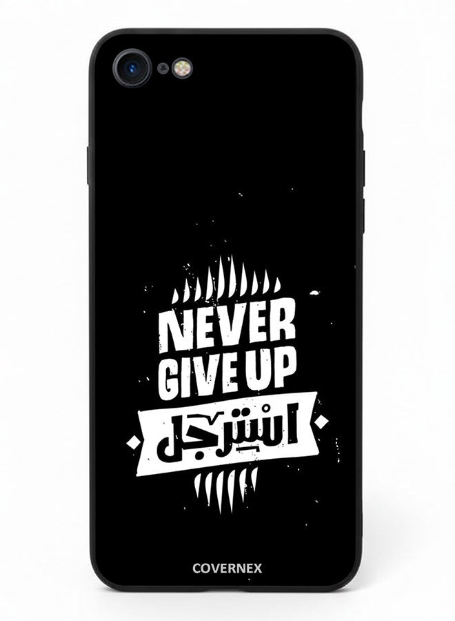 Covernex Apple iPhone SE 2020/2022 Protective Case Cover Printed Featuring Never Give Up - Image 2