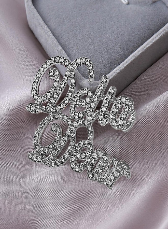 HUSURU Sorority Jewelry Gift Greek Letter Delta Dear Metal Pin Brooch Soror Society DST Black Women Orgnaization Jewelry - Image 5