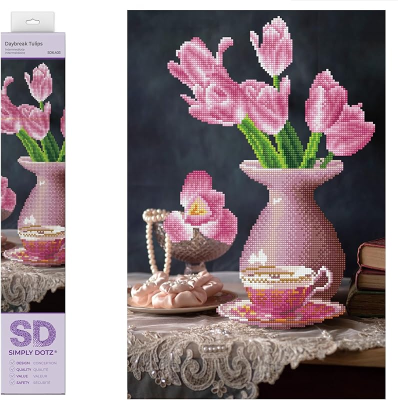 Diamond Dotz Simply DOTZ KIT, Daybreak Tulips