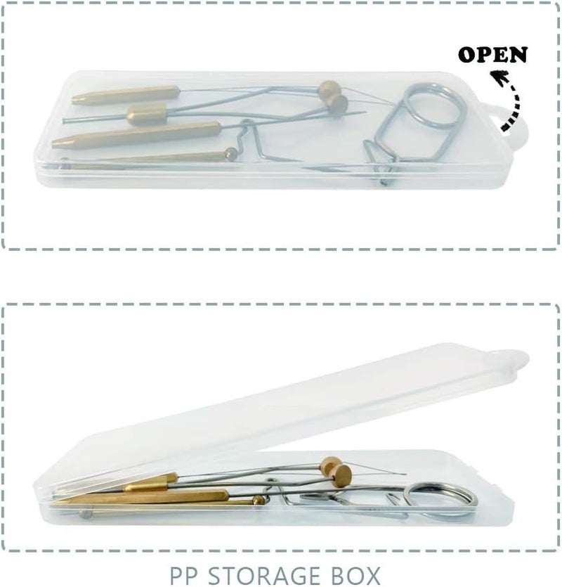Hercules Fly Tying Tools, Fly Tying Kit with Bobbin Thread Holder, Wire Threader, Knot Whip Finisher, Hackle Plier, Bodkin, Fly Fishing Lure Making Accessories - Image 4