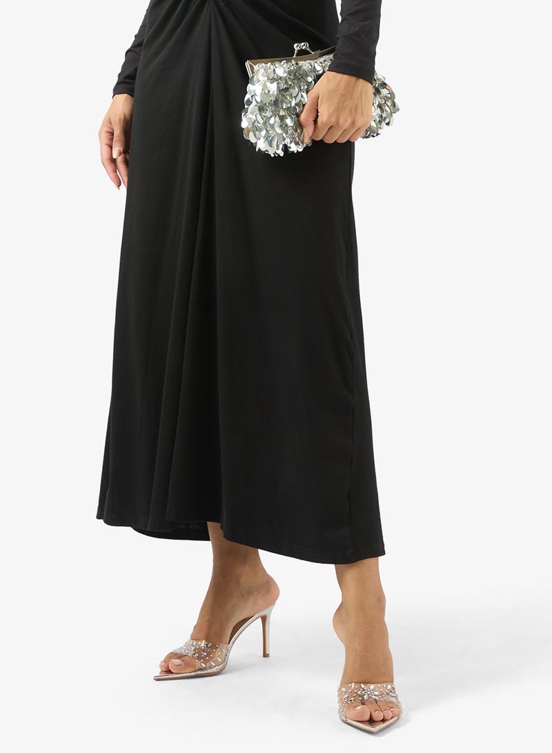 خزانة صندل بكعب عالٍ بتفاصيل فضية شفافة - Image 5