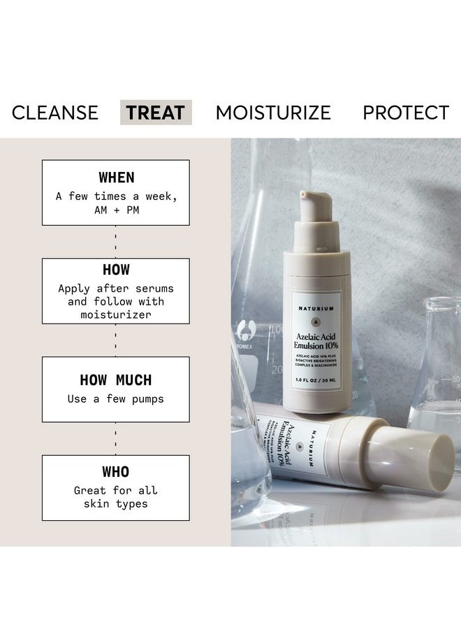 NATURIUM Naturium Azelaic Acid Emulsion 10% Plus Bioactive Complex & Niacinamide, Anti-Aging Skin Care, 1 oz  - Image 2