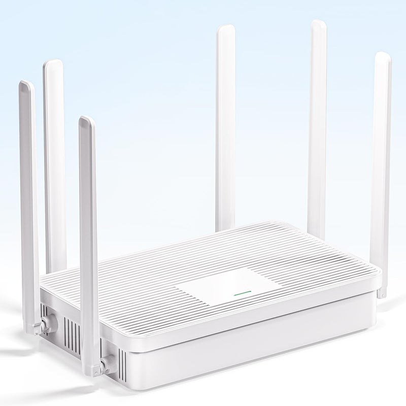 BLIYEE 2026 New AX3000 WiFi 6 Router, Dual Band Full Gigabit Wireless Router with 6 High-Gain Antennas | 4 Gigabit Ports | Easy Setup | VPN Support, Home & Business - Image 1