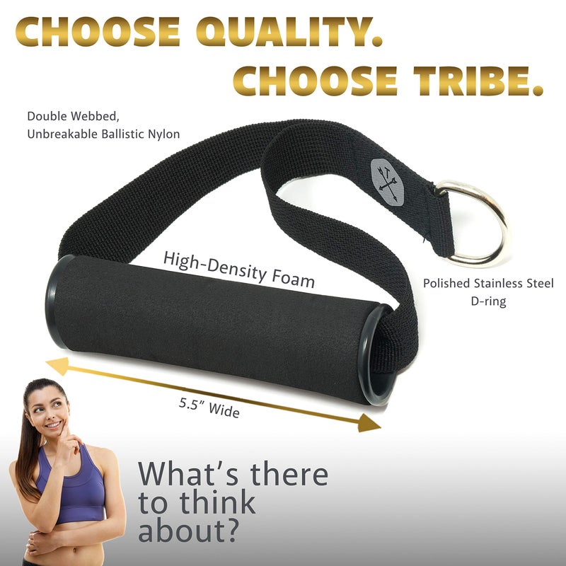 Tribe Resistance Bands Set for Men, Women, Exercise & Workout. Fitness Bands for Leg & Bicep Work. Workout Bands for Working Out. Stretch Bands for Physical Therapy. Strength Bands. Elastic Weight Training. - Image 3