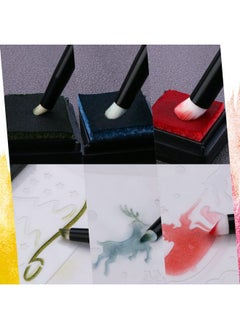 UNIMEIX UNIMEIX Dry Brush Miniature Painting Dry Miniature Painting Set Hobby Detail Blending Brushes for Effortless Miniature Painting, Watercolor Paint(8 Pack)  - Image 4