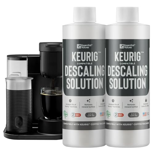 Essential Values Descaling Solution Compatible with Keurig - Coffee Descaler - Coffee Maker Cleaner - Kettle, Espresso Machine Cleaning - 12 Month Supply 2-Pack - Image 2
