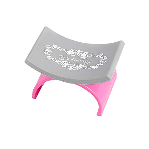 Ownsig Nail Arm Rest U Shape Silicone Manicure Hand Pillow Pad Nail Art Mat Holder Nail Tool Equipment Nail Art Accessories Rose Red - Image 2