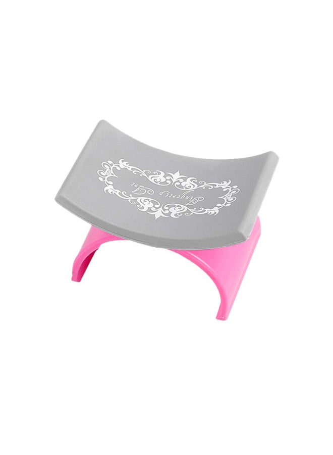 Ownsig Nail Arm Rest U Shape Silicone Manicure Hand Pillow Pad Nail Art Mat Holder Nail Tool Equipment Nail Art Accessories Rose Red - Image 3
