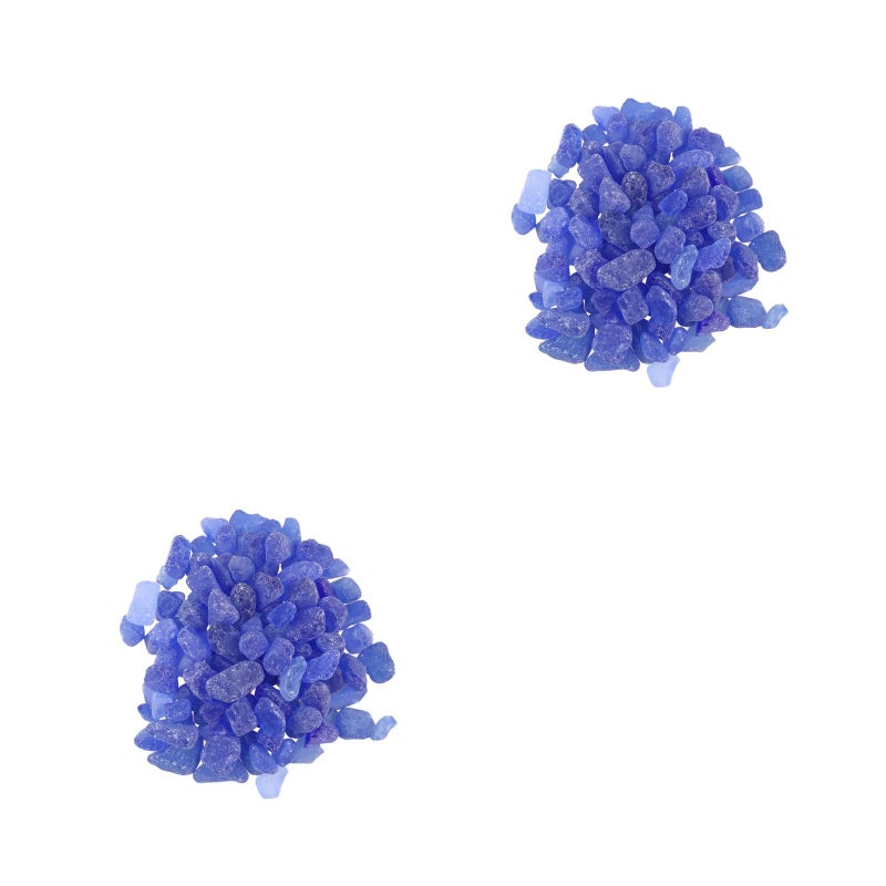 2 Packs of Rocks Chips Stone Irregular Shape Crystal Pebbles Home Indoor Fish Flowerpot Gravel Ornament Stone ( , About 500g) - Image 1