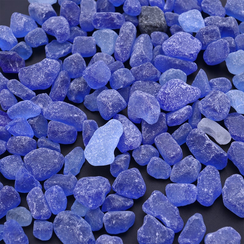 2 Packs of Rocks Chips Stone Irregular Shape Crystal Pebbles Home Indoor Fish Flowerpot Gravel Ornament Stone ( , About 500g) - Image 3