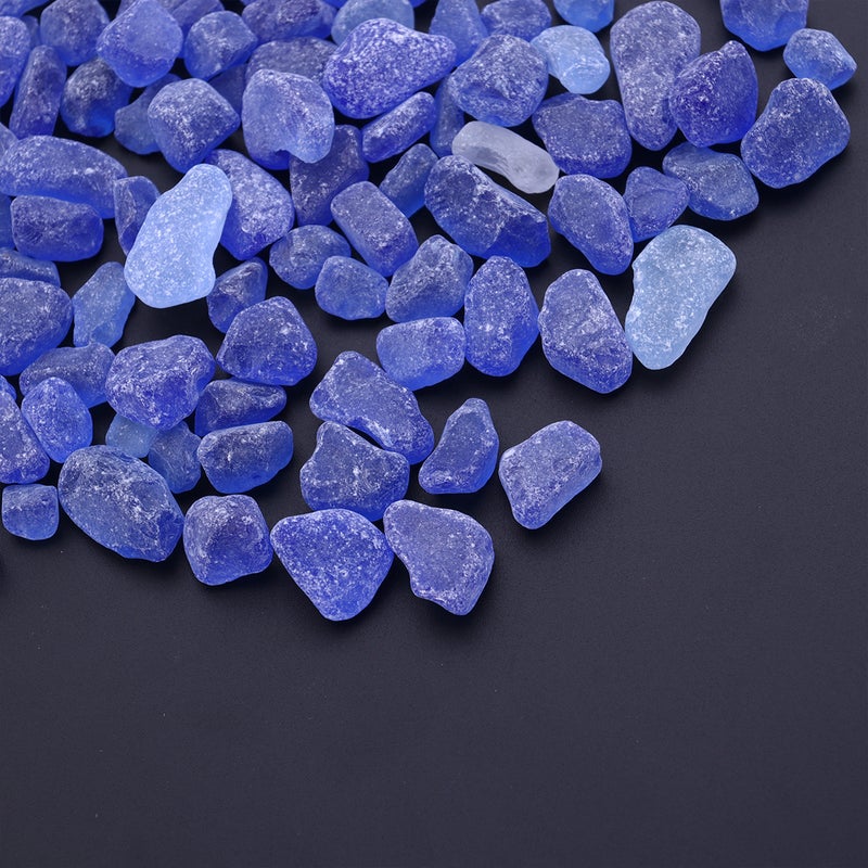 2 Packs of Rocks Chips Stone Irregular Shape Crystal Pebbles Home Indoor Fish Flowerpot Gravel Ornament Stone ( , About 500g) - Image 4