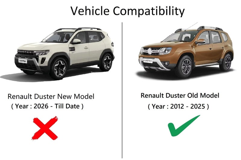 Auto Hub Car Cover Compatible with Renault Duster (Model- 2012-2025) with Mirror Pocket, Water Resistant, Triple Stitched, Duster Car Cover- Navy-Silver - Image 3