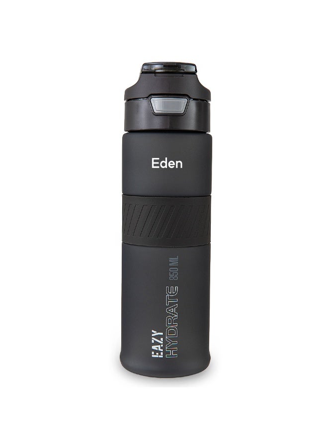 Eazy Kids Personalized Tritan Water Bottle 850ml with Spout Lid & Handle - Phantom Black - Image 1