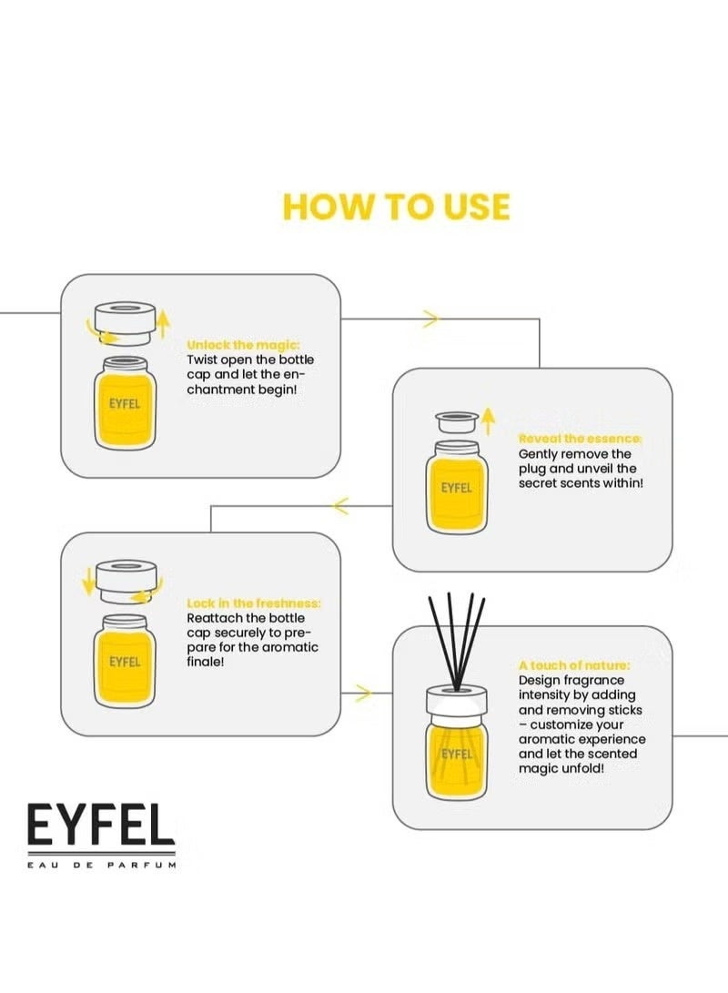 EYFEL Blackberry Reed Diffuser 120 ml - Image 4