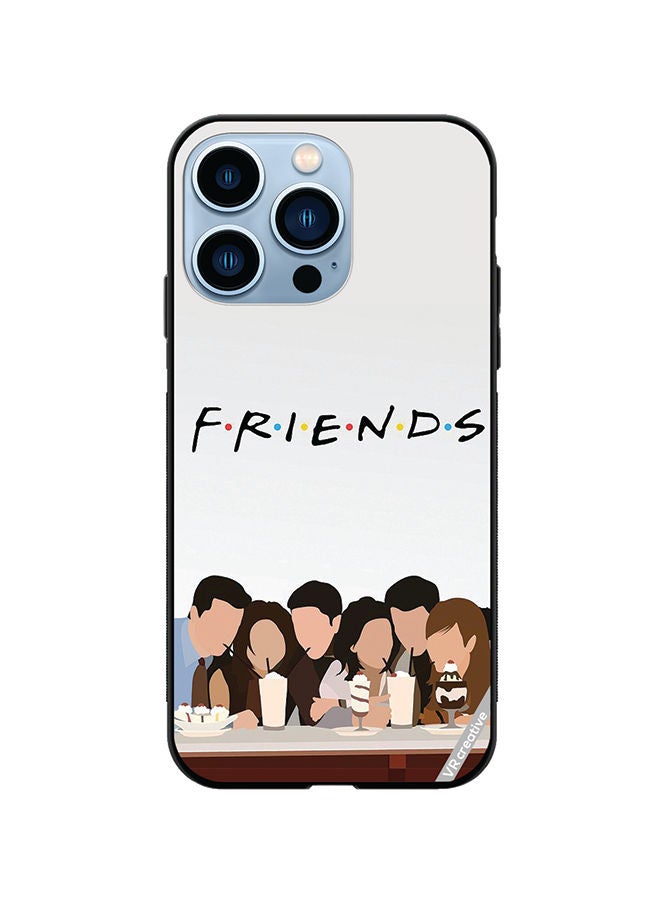 VR CREATIVE Protective Case Cover For Apple iPhone 14 Pro Friends Design Multicolour - Image 1