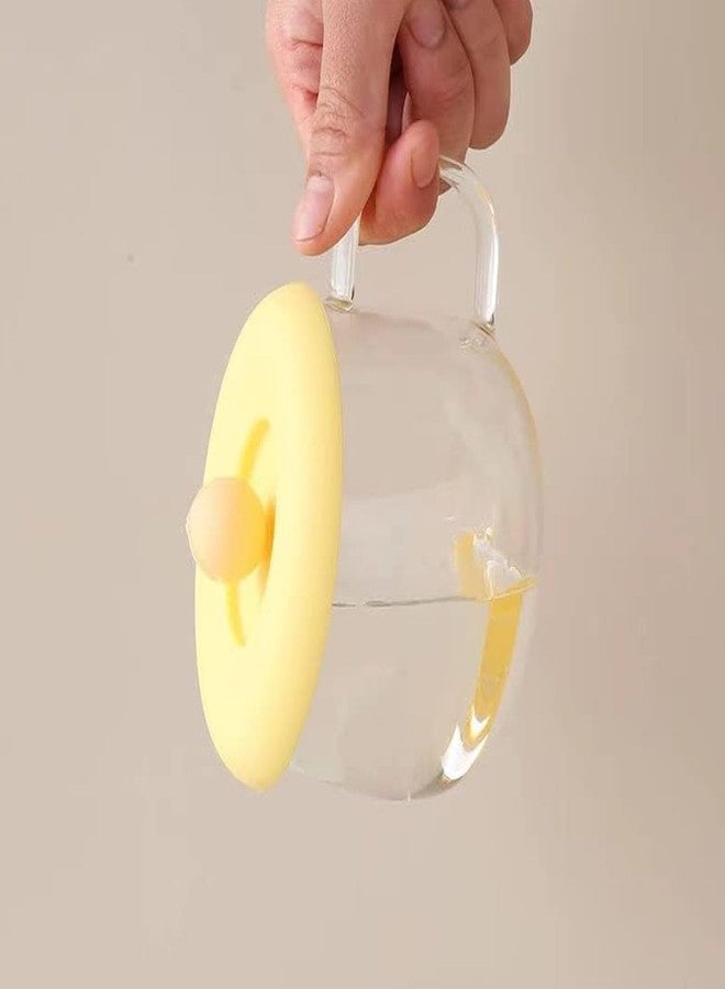 zingware Cup/Mug Lid Dust Proof Silicone Rubber Airtight Seal (Cup & Spoon Not Included Only Lid/ 1 Pc) - Image 5