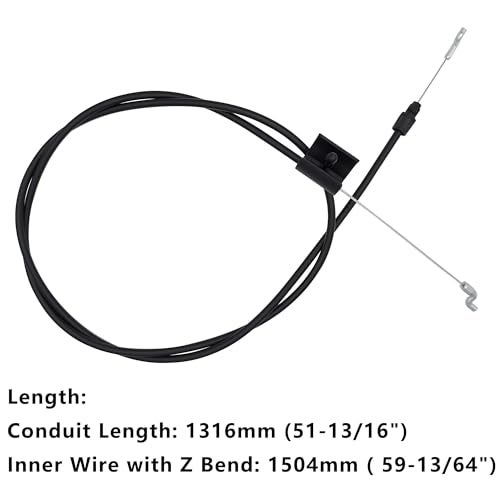 YGQ 1101366MA Engine Stop Cable Compatible with Briggs and Stratton Murray Replacement 1101366 SCable 22 Lawn Mower - Image 3