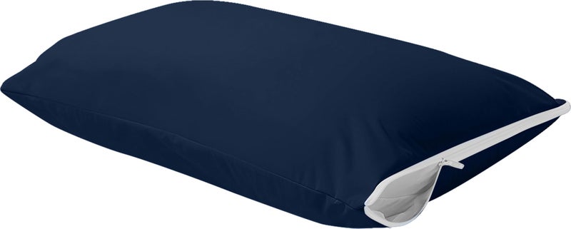 Utopia Bedding Set of 4 Waterproof Pillow Protectors with Zipper Standard Size (Navy), Ultra Soft Pillow Covers, Bed Bug and Dust Mite Proof Pillow Encasements, Moisture Wicking Pillow Cases - Image 4