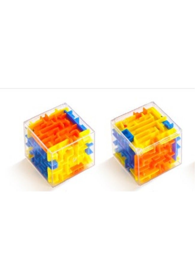 Two Piece 3D Maze Ball Rubik's Cube, Relieve Stress, Train Intelligence - Image 1