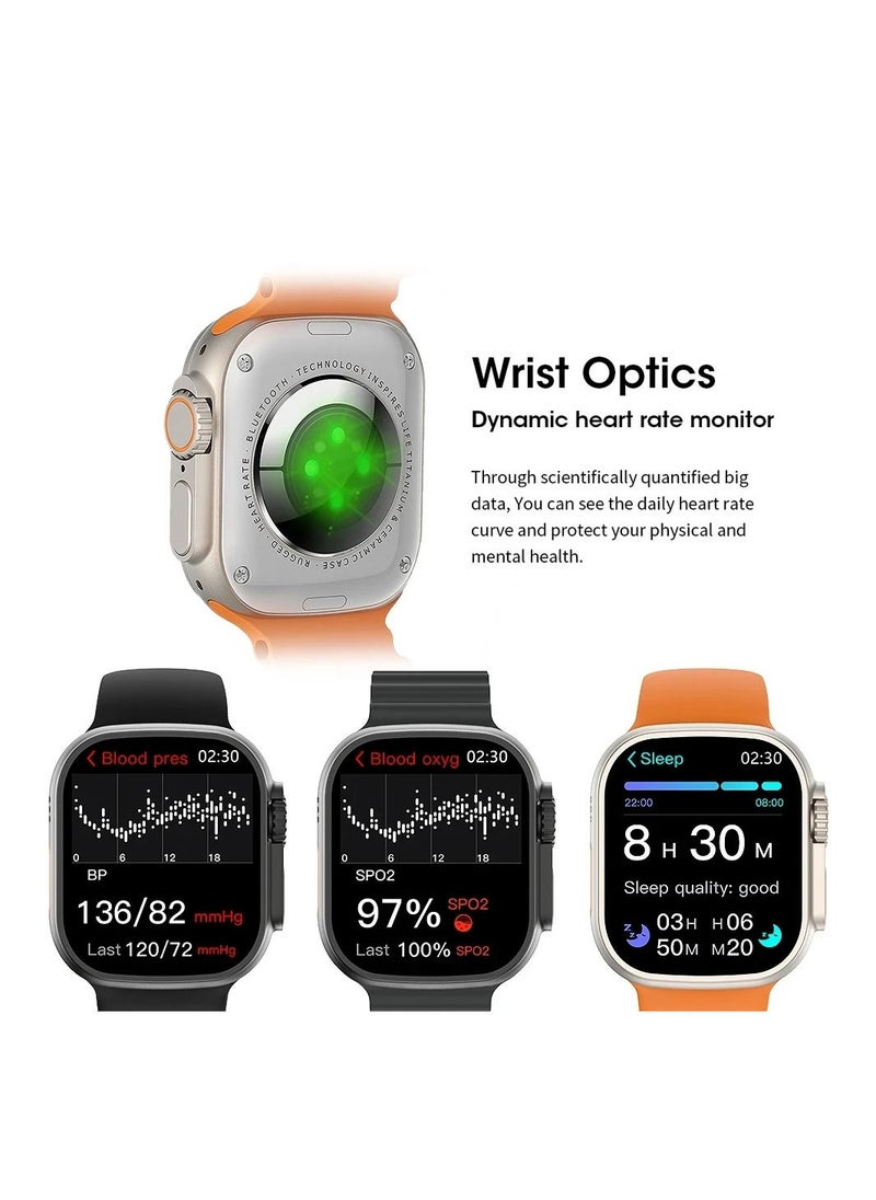 AROAQ - S9 Ultra Max Smart Watch 49mm Bluetooth Call Wireless Charging Fitness Tracking With High Speed and Big Memory Smartwatch - Image 1