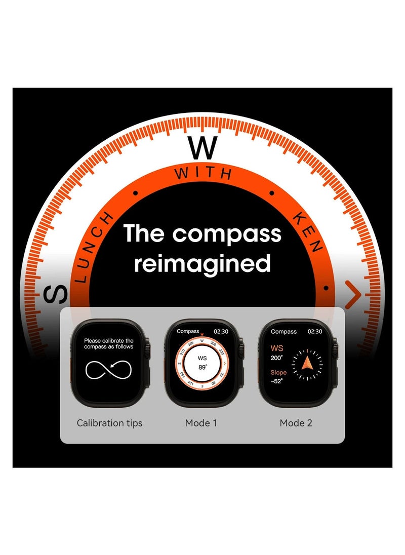 AROAQ - S9 Ultra Max Smart Watch 49mm Bluetooth Call Wireless Charging Fitness Tracking With High Speed and Big Memory Smartwatch - Image 1