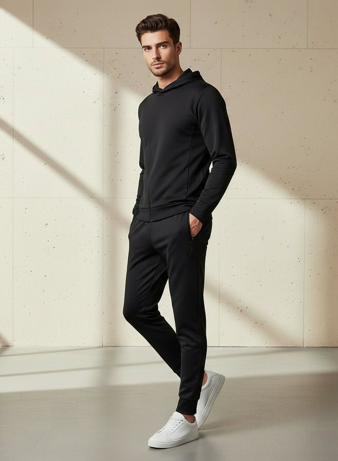 Active Men Regular Fit Jogger with Zipper Pockets - Image 2