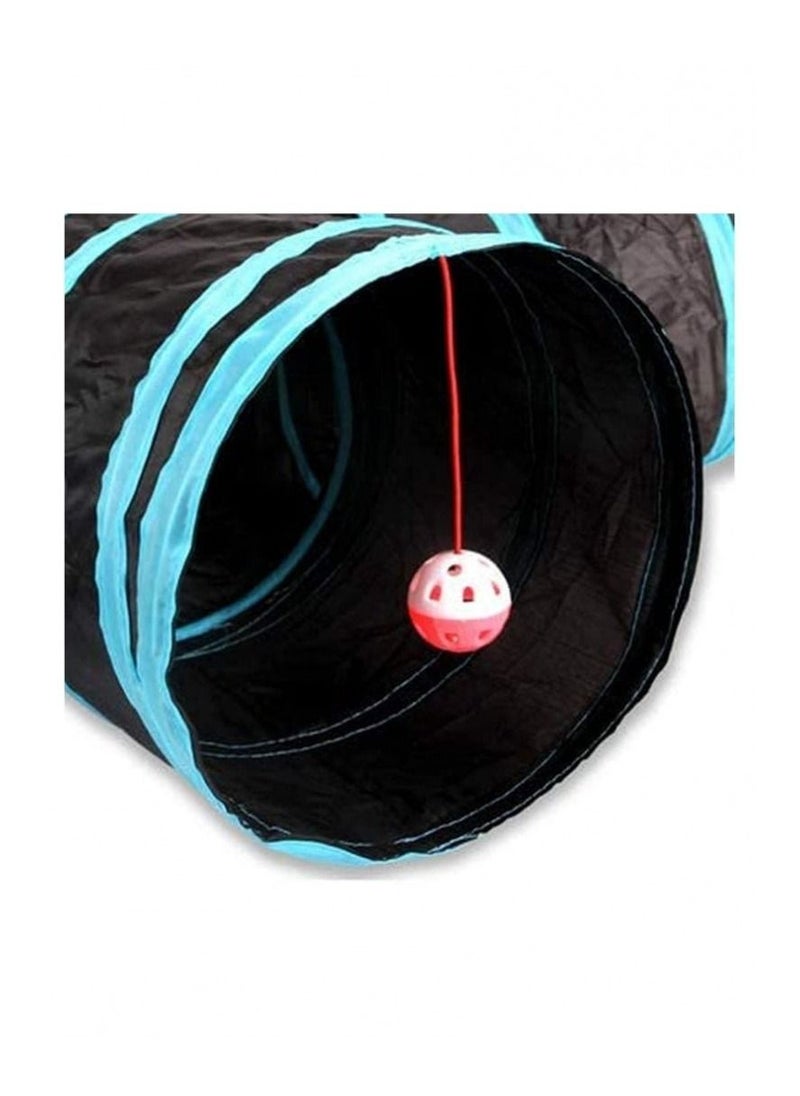 BLOOMING TIME - 5 Way Pet Foldable Durable Tunnel Toys for Cat, Puppy, Kitten, Rabbit - Image 1