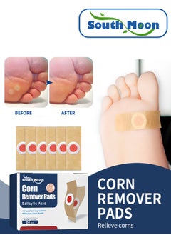 SOUTH MOON 24 Pcs Foot Corn Removal Plaster,Natural Ingredients,Foot Care Expert,Calluses Plantar Treatment,Relief Pain From Calluses, Corns, Blisters, Heel Frictions  - Image 1