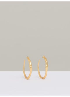 REISS Molly: Molten Hoop Earrings  - Image 1