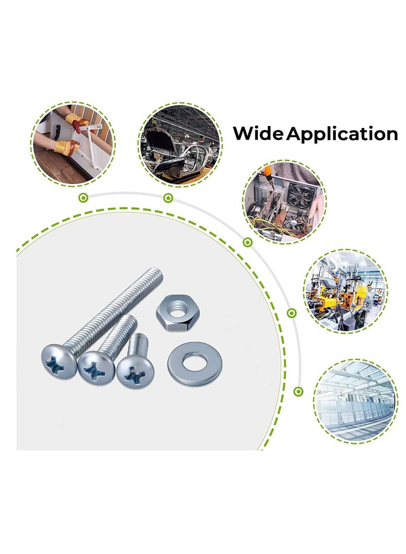 RACO Machine Screws/Bolts Stainless Steel Round Head Phillips Screws Muliti Purpose Use (5, 3.5x75mm) - Image 3