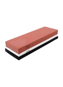 Double-Sided Cutter Sharpener Whetstone Brown/White/Black