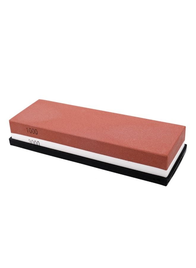 NIBEMINENT - Double-Sided Cutter Sharpener Whetstone Brown/White/Black - Image 1