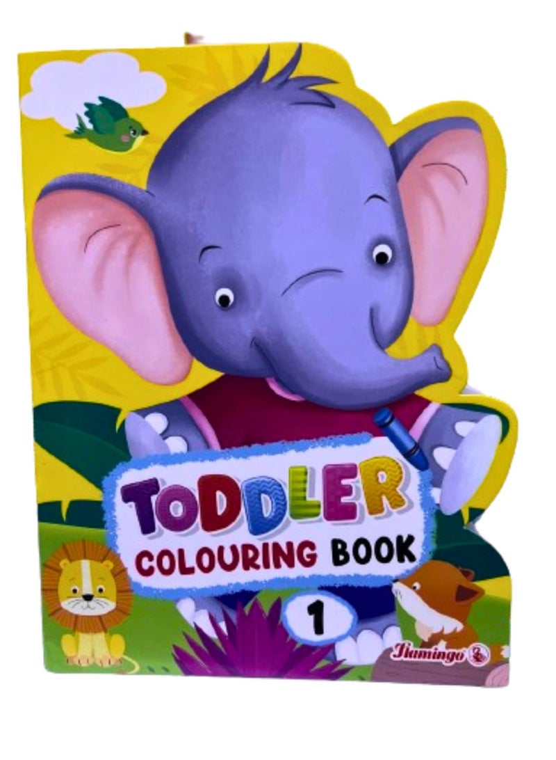 Flamingo Toddler Colouring Book No 1 Assorted Color - Image 1