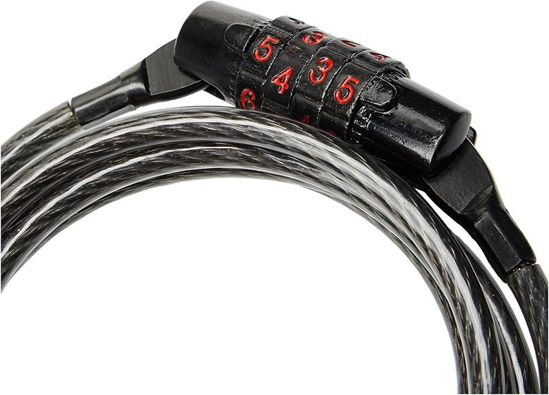 Kryptonite Keeper 512 Combo Bike Lock  4Ft. X 5Mm Braided Steel Cable Anti-Theft Security Cable Lock With 4-Digit Combination For Outdoor Equipment  Bicycles  Scooters  Fence  Gate - Image 2