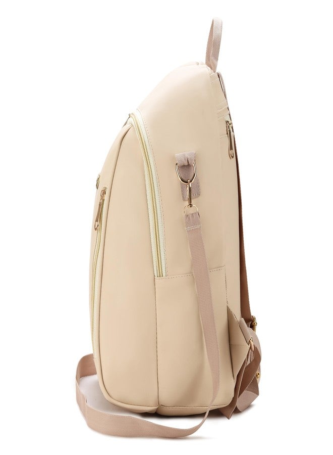 SKUGG Pu Leather Stylish And Trending Women Standard Backpack For College Office Travel Bag Girls Handbag Purse Black, 20 Liter - Image 4