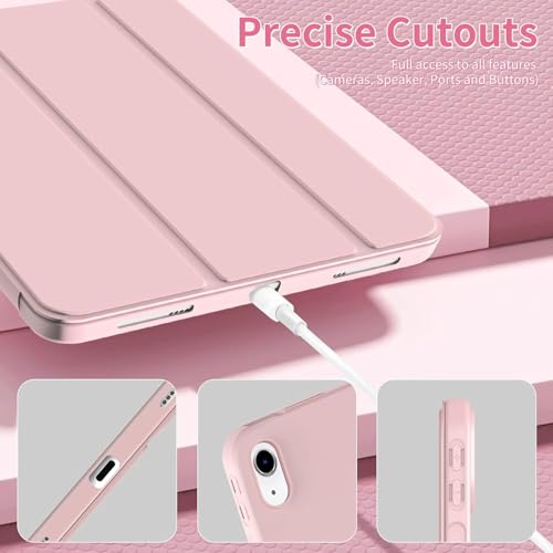 Boxome Tablet Case Cover for Apple iPad mini 7.9 inch (1st,2nd,3rd,4th,5th Gen) [Auto Sleep/Wake Cover] [Trifold Stand] - Pink - Image 5