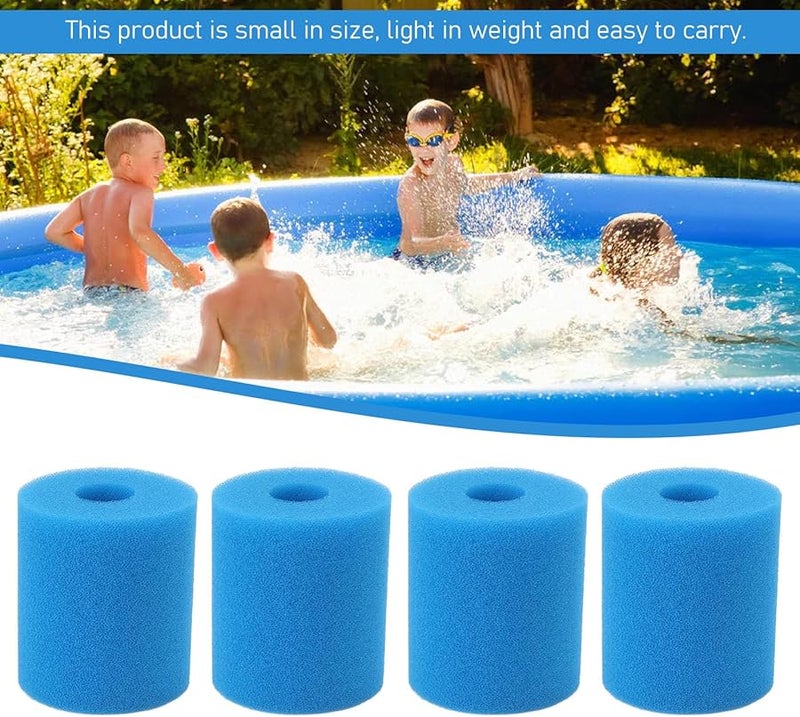 مجموعة مرشح حمام السبب من رغوة عالية الكثافة قابلة للغسل 4 قطع مقاس 102x90x30 مم - Image 5