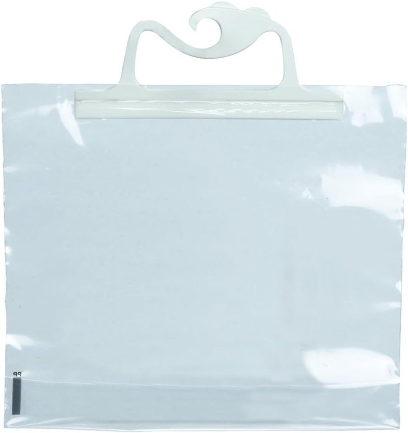 Monaco Hanging Storage Bags Original Line 10Pack of 9 X 8 Inch Clear Plastic Bags for Classroom Library and Pharmacy Use - Image 1
