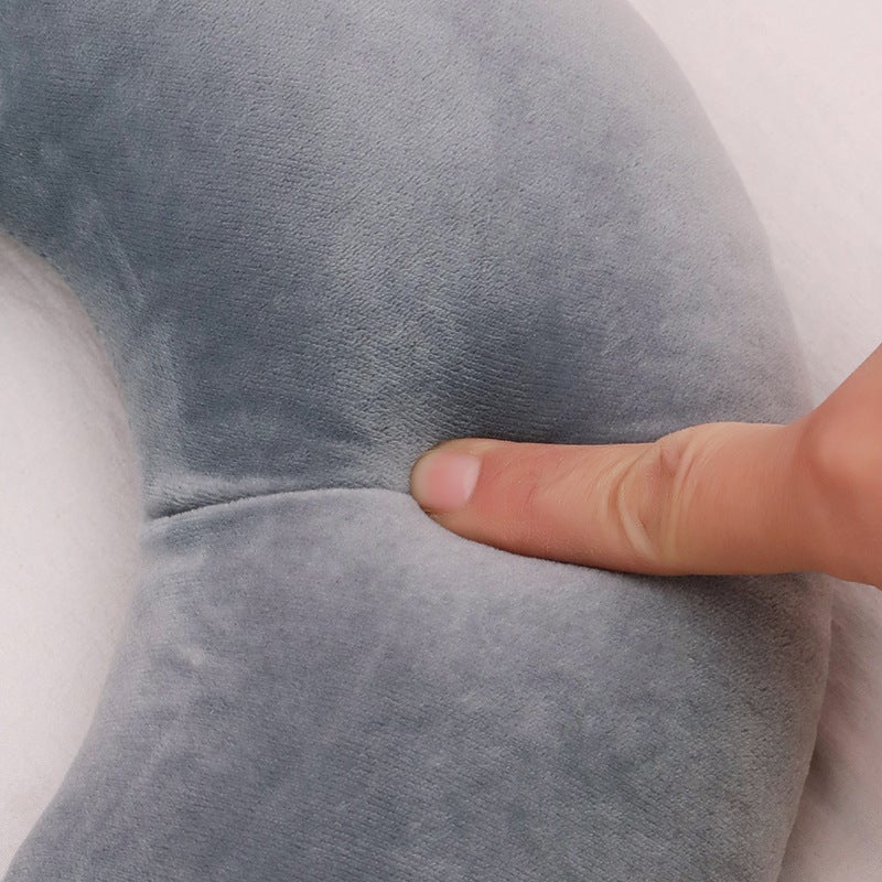 Wholesale U-shaped pillow custom logo office lunch break pillow neck pillow travel neck pillow aircraft car U-shaped pillow - Image 5